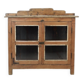 Buffet vitré en bois massif