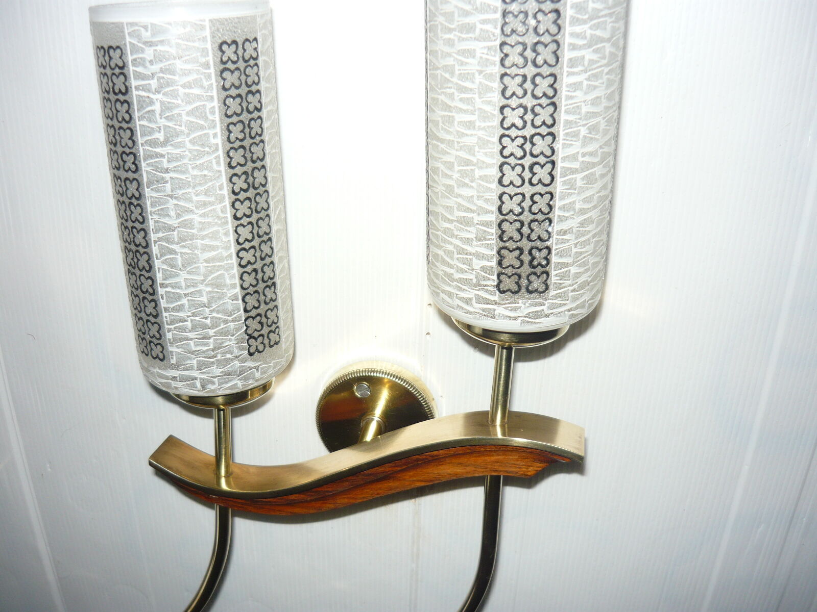 Pair of wall lamps years 50