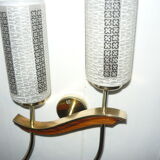 Pair of wall lamps years 50