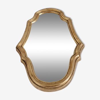 Ancien miroir en bois doré / vintage