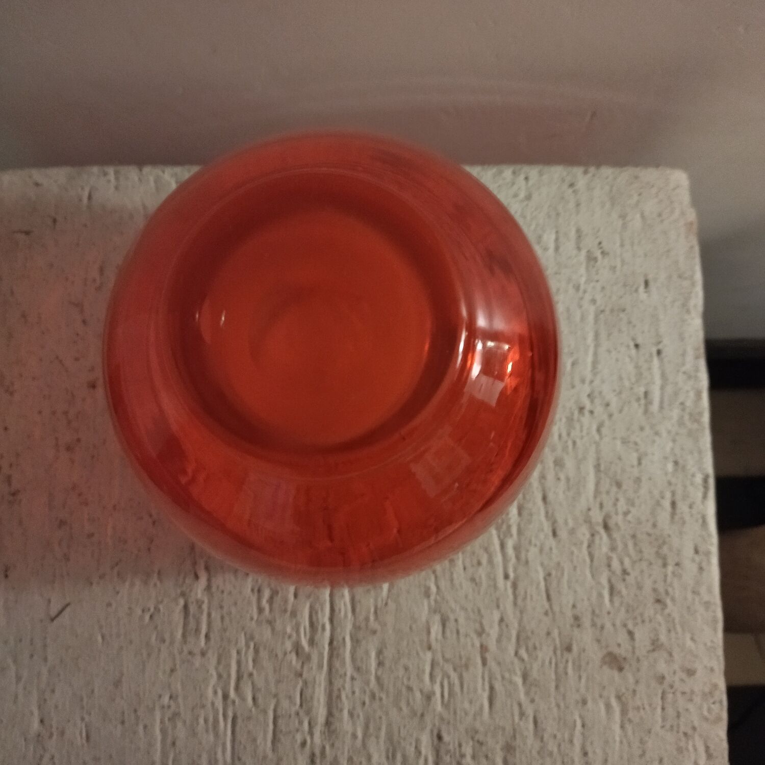 Vase en verre soufflé