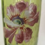 Pair of Legras vases in art nouveau enameled glass
