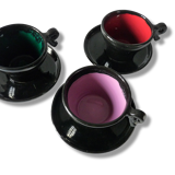 Lunches in sandstone color cups