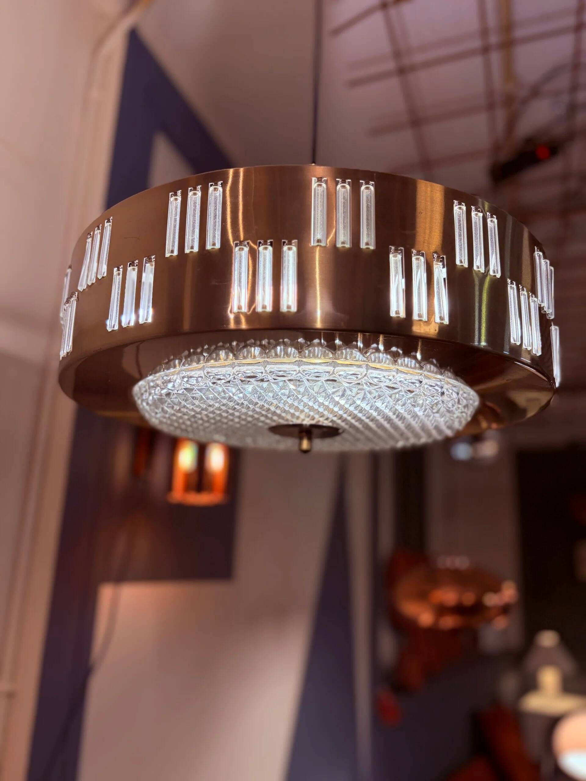 Space Age pendant lamp Schmahl & Schulz, German, 1970s