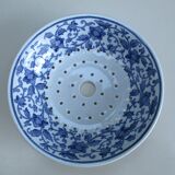 Old ceramic drainer blue décor