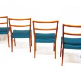 Four 1960s Danish Dining Chairs by Johannes Andersen for Bernhard Pedersen