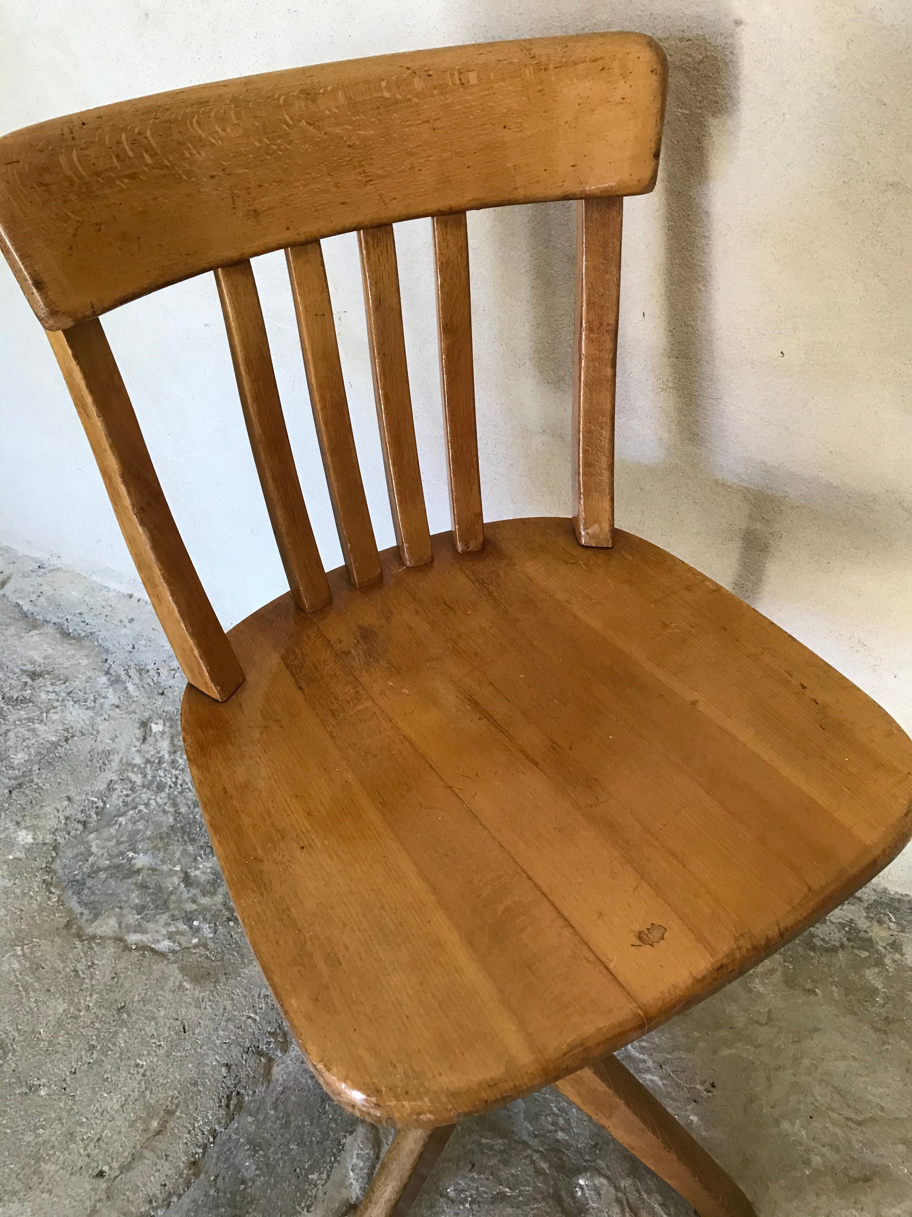 Mid-century Stoll vintage workshop chair