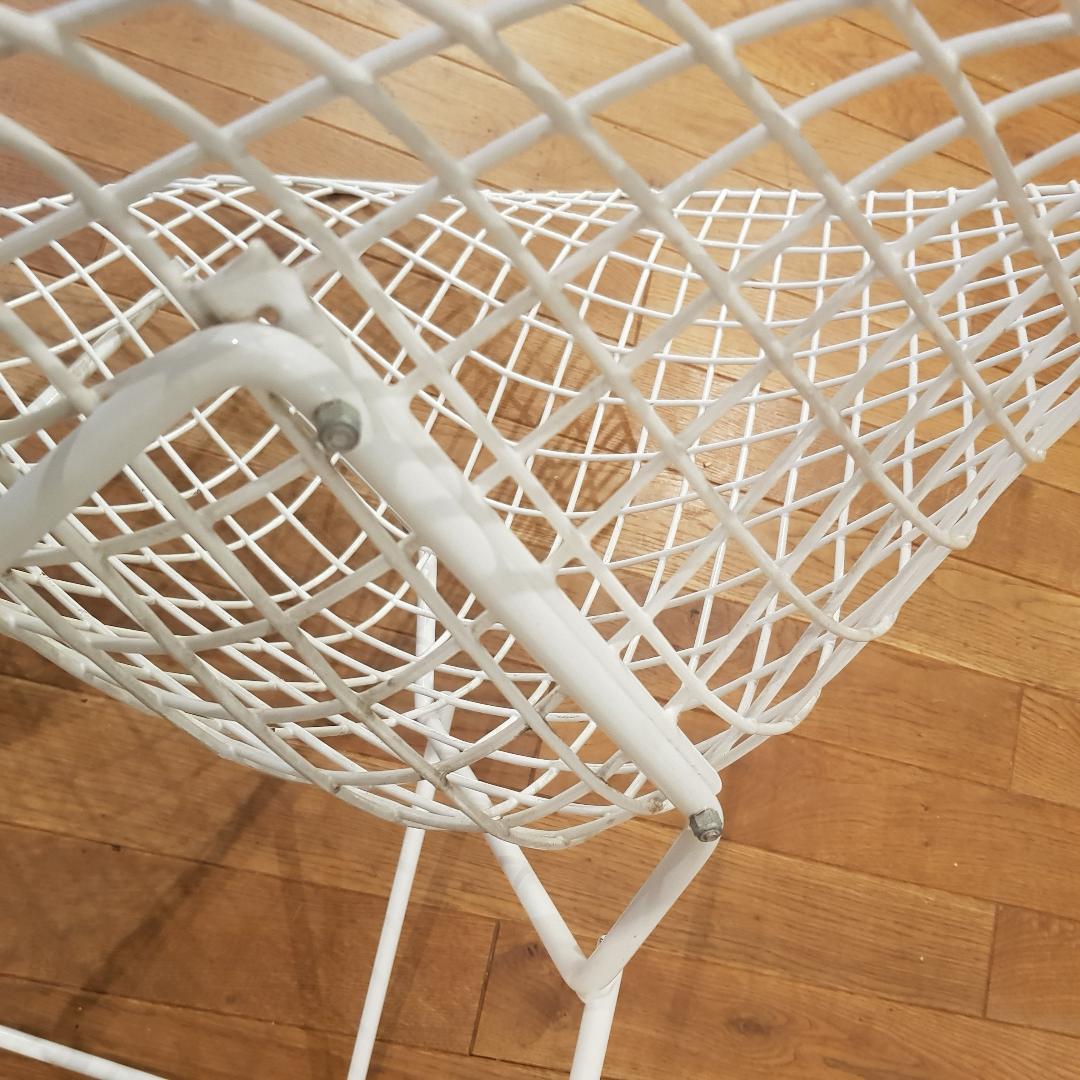 Diamond armchair and ottoman by Harry Bertoia
