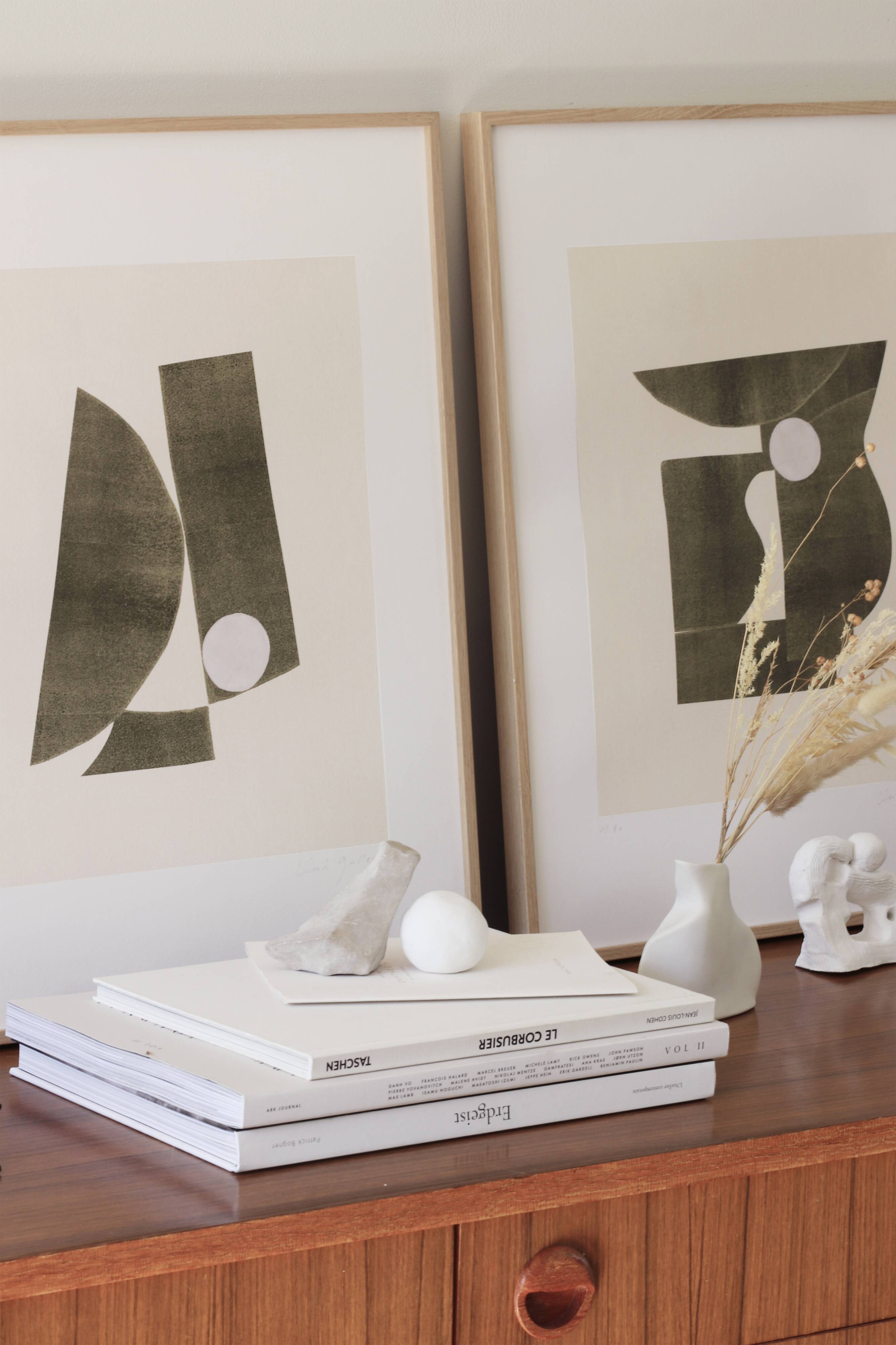 Illustrations diptych no.1 - no.2 40x50cm limited edition