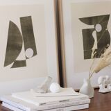 Illustrations diptych n°1 + n°2 40x50cm édition limitée