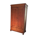 Solid yew wooden cabinet