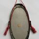 Cast iron art deco bevelled mirror - 39x21cm