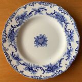 6 assiettes en faïence de B W M & Co
