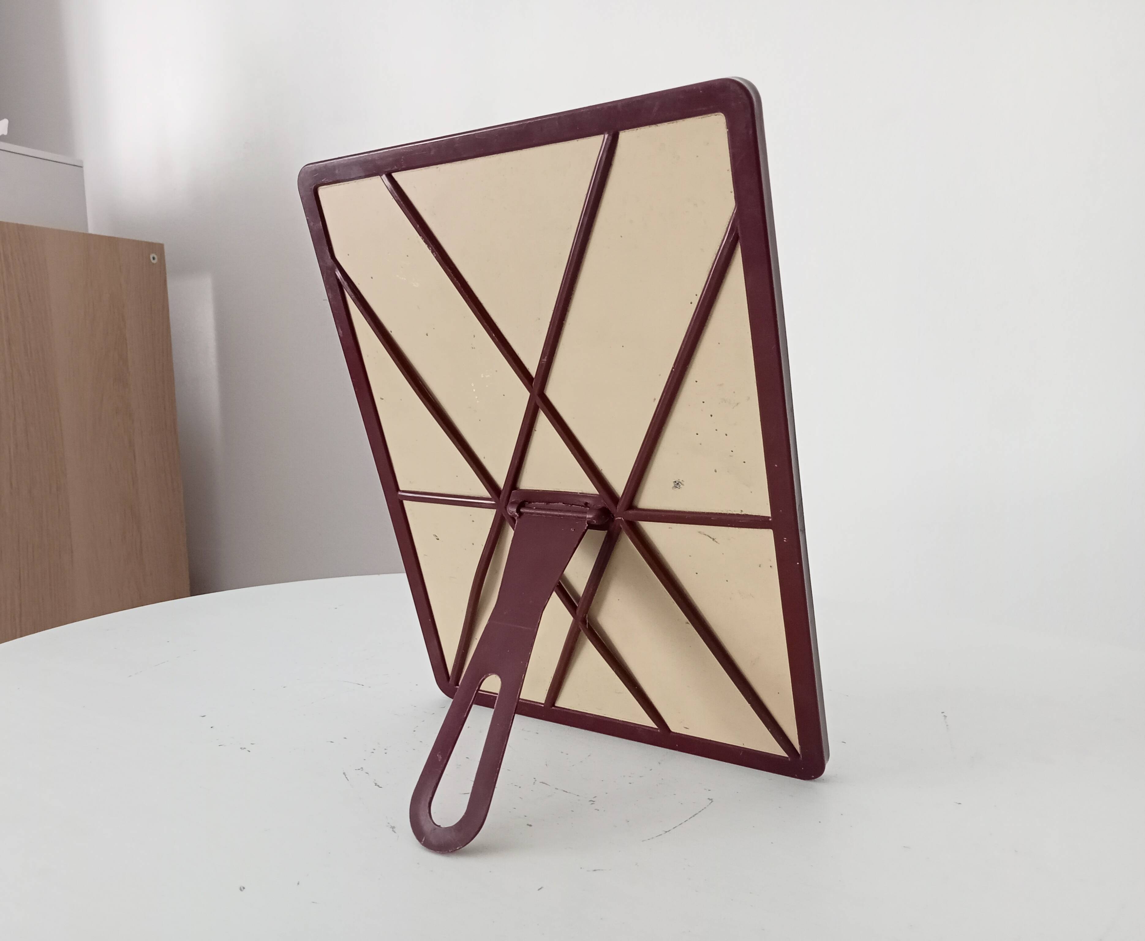 Vintage barber-style mirror from the 70s/80s.