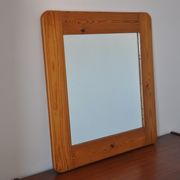 Miroir en bois années 70 pin