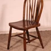 Série De 6 Chaises Windsor Du 19° Siècle