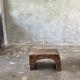 Low stool in old Asian monoxyl teak