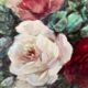 Nature morte "Roses" à l'aquarelle, Madeleine Renaud (1900-1994)