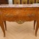 Very rare wig chest with a drawer in Louis XV style with marquetry.