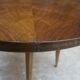 Art Deco walnut side table or coffee table.