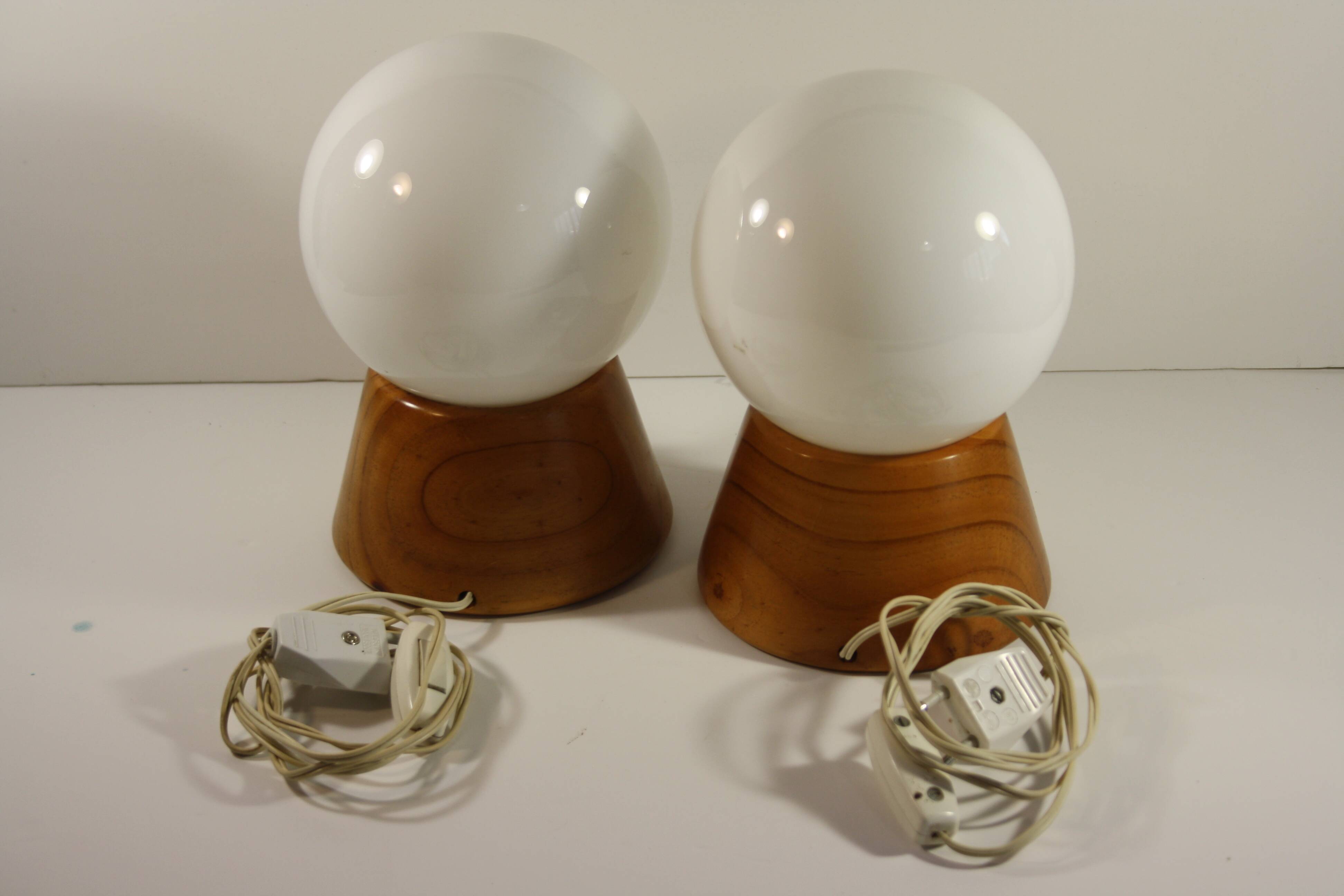 Pair of bedside lamps