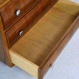 Art Deco chest of drawers in walnut veneer, circa 1930