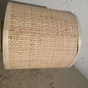 Lampe boule en bois