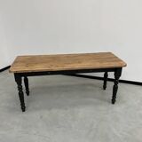 Farm table desk turned legs