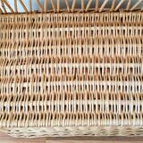 Rattan storage bench, toy box, laundry box