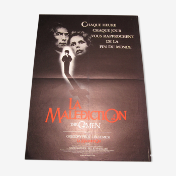 Affiche du film La malediction 80x60cm
