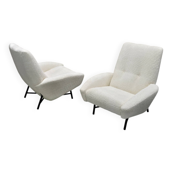 Fauteuils Claude DELOR 1950 vintage design