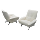 Claude DELOR 1950 vintage design armchairs
