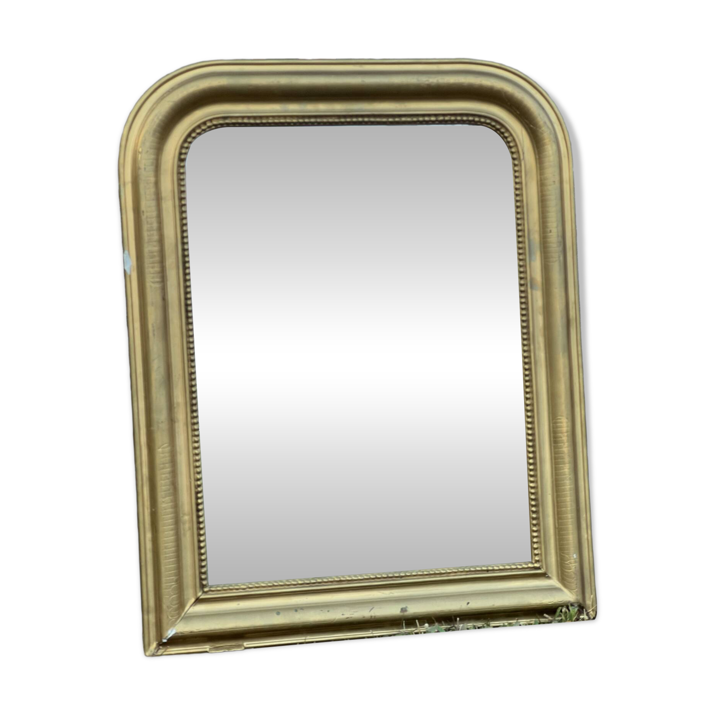 Small Louis-Philippe gilded mirror with mercury glass 48x60cm