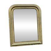 Small Louis-Philippe gilded mirror with mercury glass 48x60cm