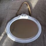 Miroir romantique blanc