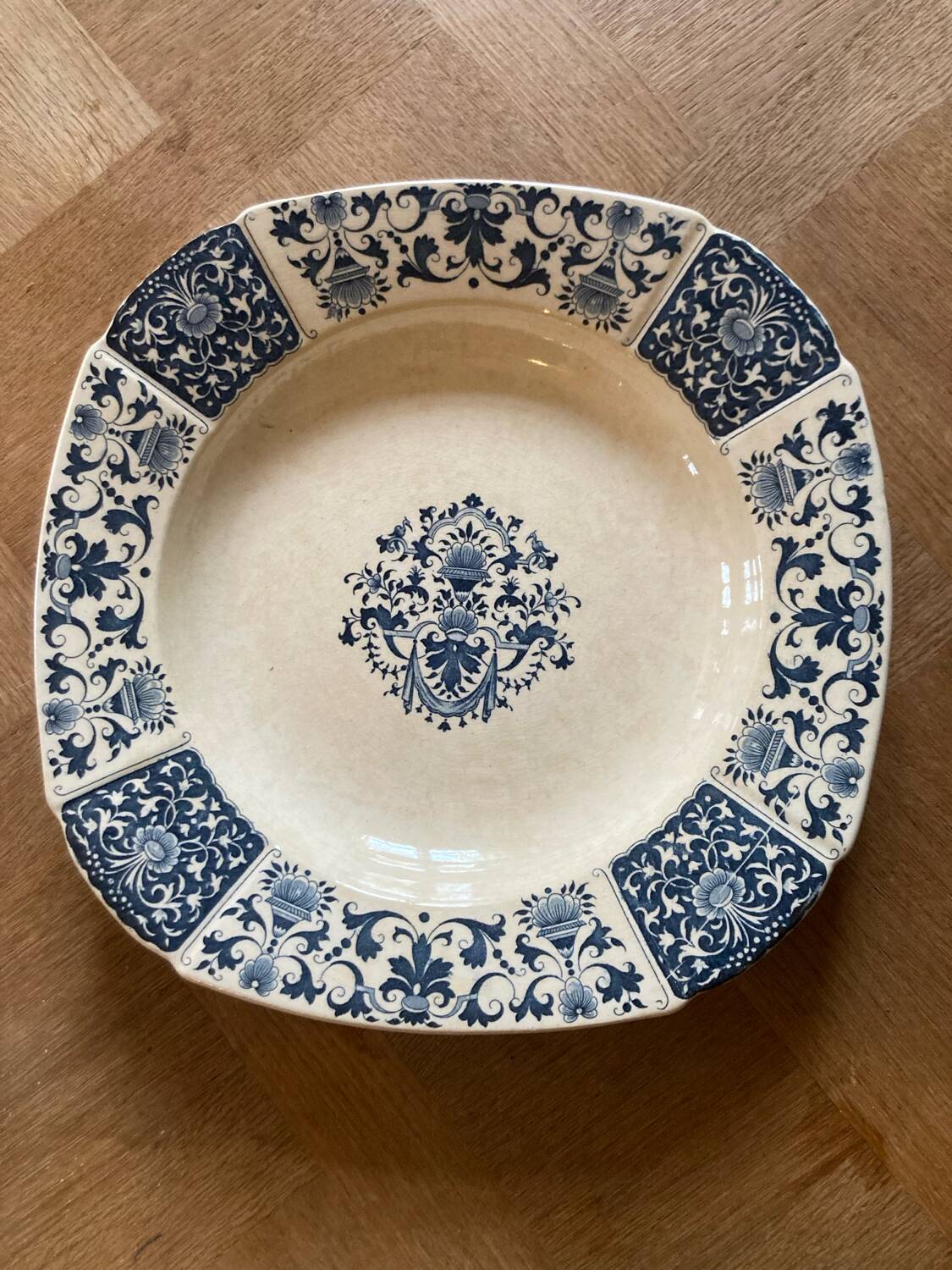 Large old gien dish