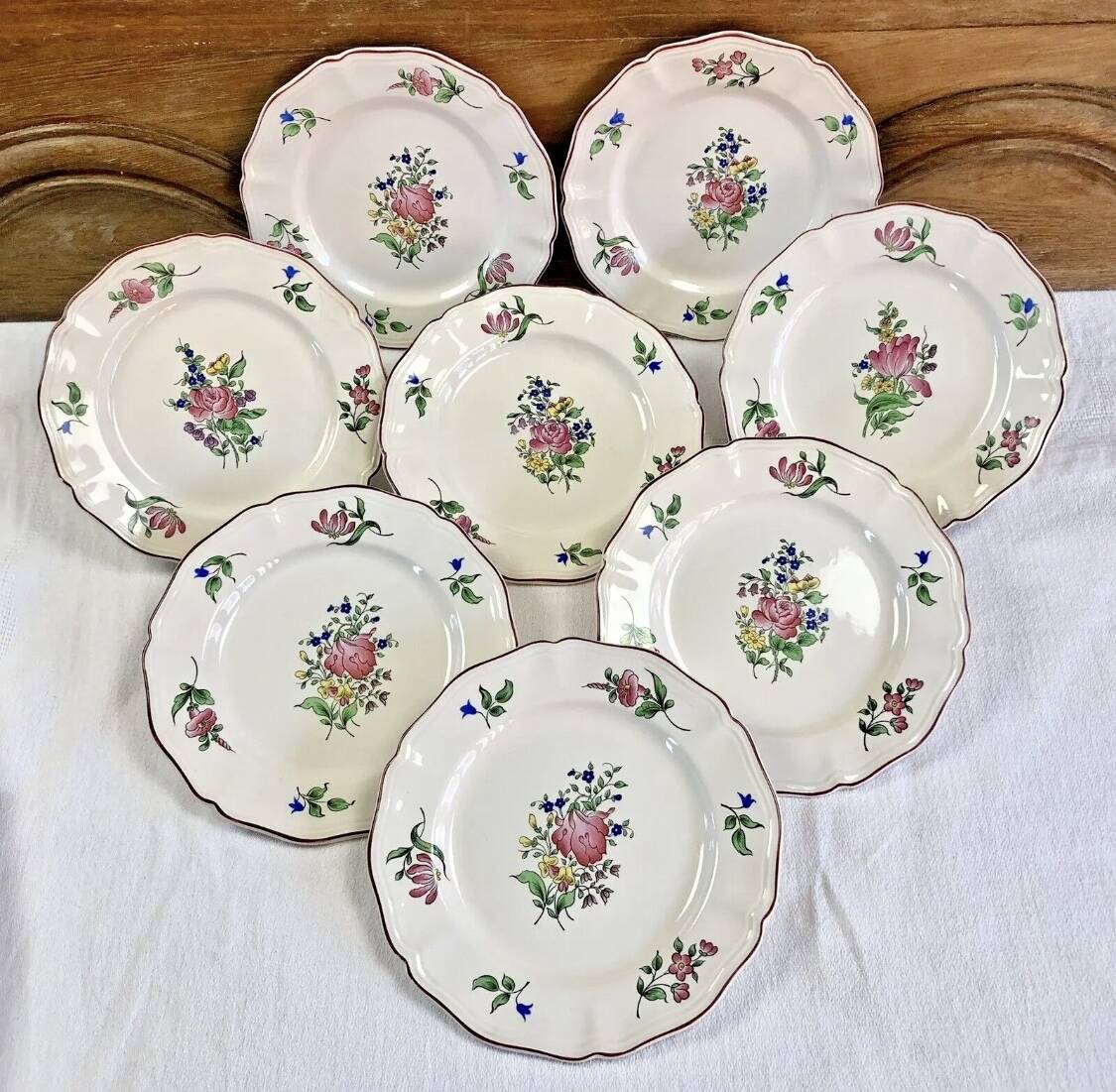 Old Lunéville oval vegetable tureen, street light model