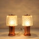 Paire de lampes en cuivre par Kamenický Šenov, Tchécoslovaquie 1970