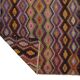 Turkish Kilim Yuruk Vintage 165x275 cm Geometric Pink Green Yellow