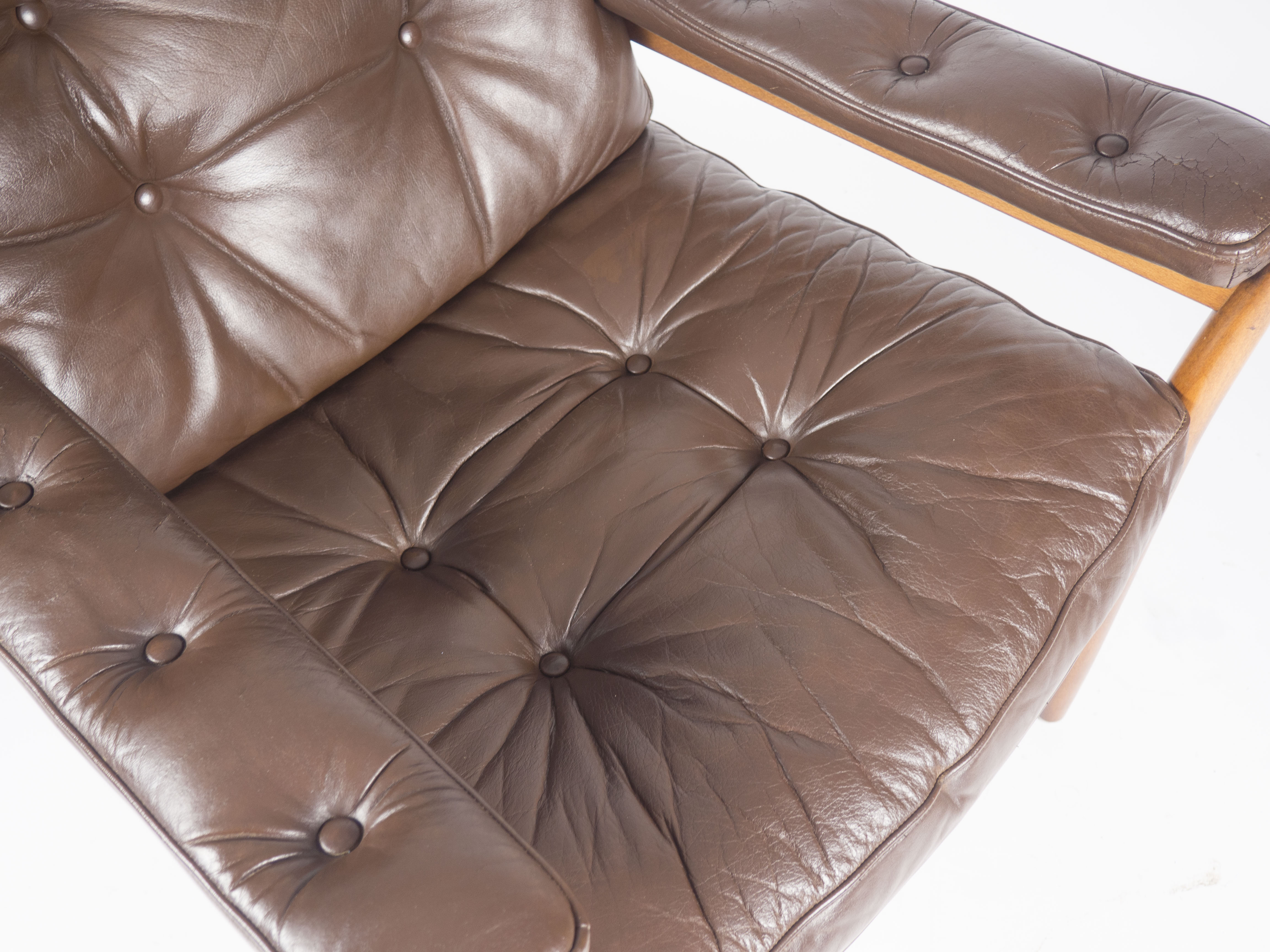 Midcentury armchair, Gote Mobel, Sweden, 1970s