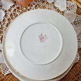 Set of 14 deep flat and dessert plates with defect FT Jasmins Badonviller