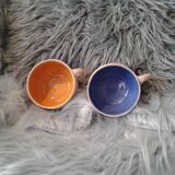 Tasses en terre cuite