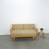 Uitschuifbare slaapbank met kussens, zitbank