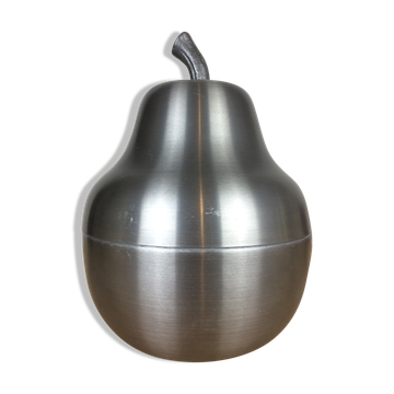Seau à glace poire aluminium années 70