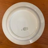 Plat creux rond en faïence Saint Amand