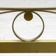 Mid-Century Modern Gilded and Satin Brass Double Bed, 1970