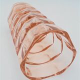 Pink glass vase