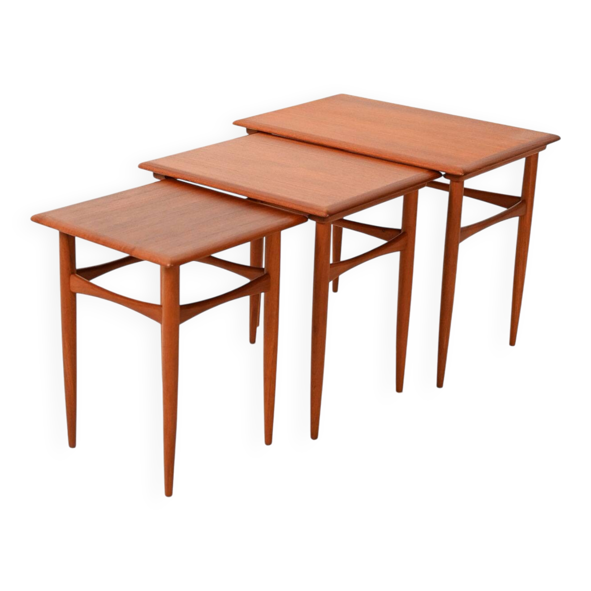 Scandinavian nesting tables from the 1950s–60s