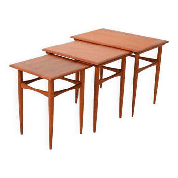 Scandinavian nesting tables from the 1950s–60s