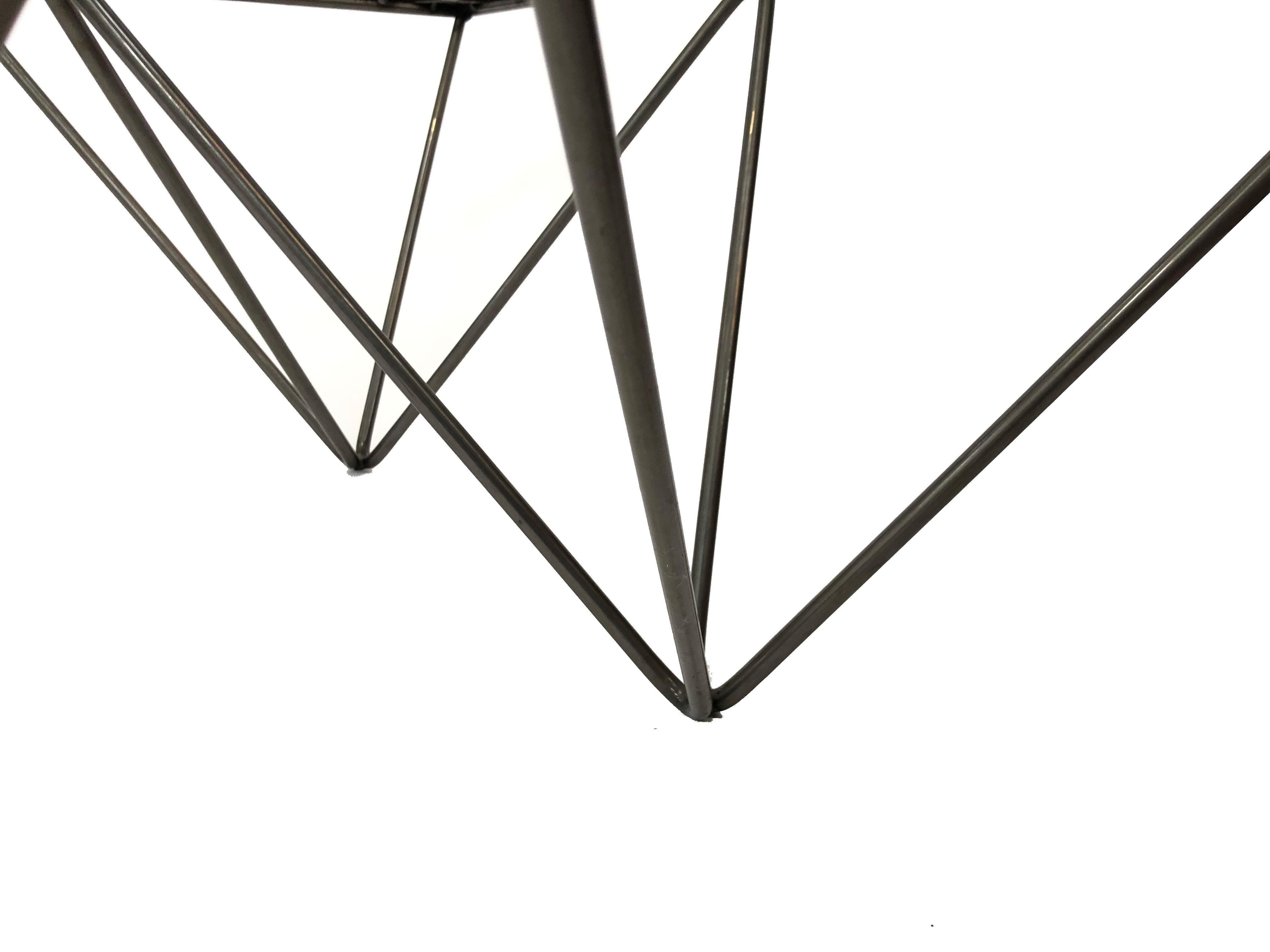 Vintage coffee table in steel wire years 60/70